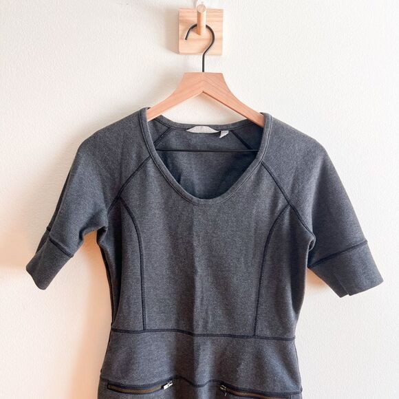 Athleta Strata Zip Ponte Dress Size XS - Picture 3 of 6